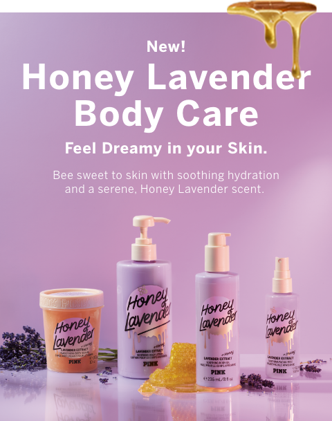 Honey & Honey Lavender Body Care PLP banner